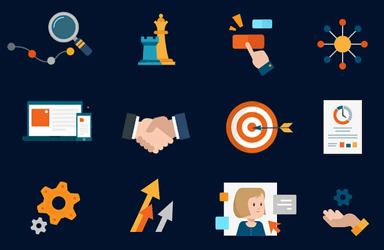 Icons Icons in maihiro corporate identity