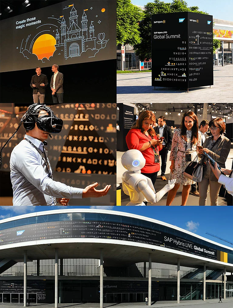 Events Auszüge vom 'SAP Hybris Live: Global Summit' Event