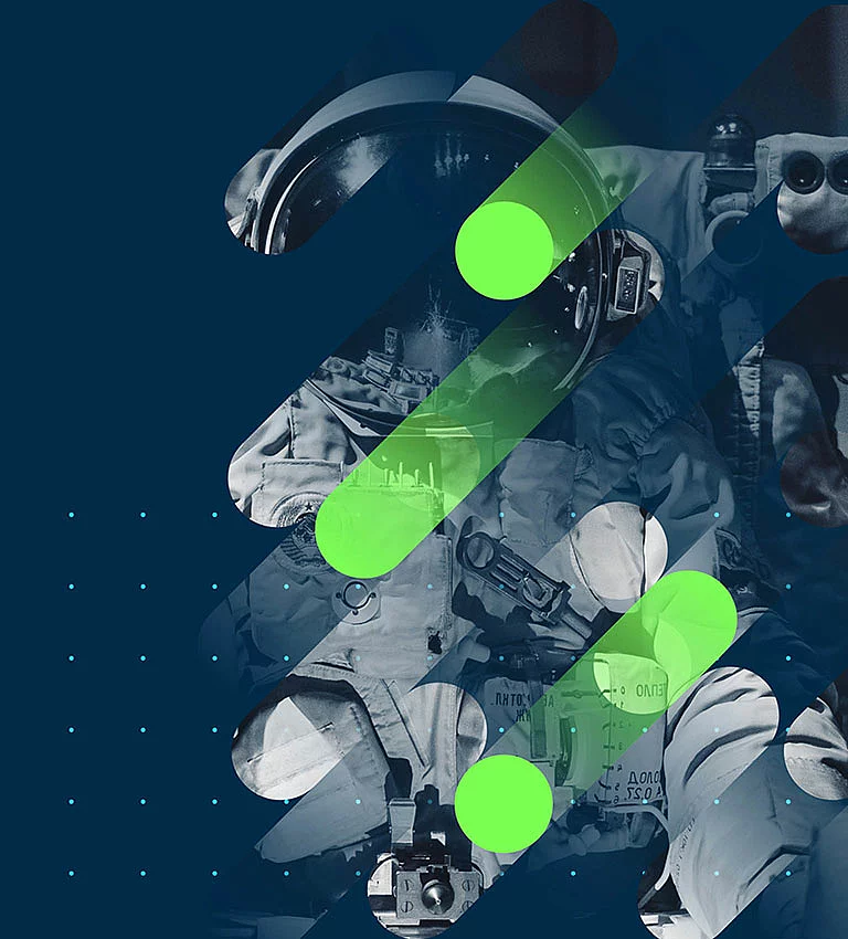 Key Visuals Ein modernes Key Visual für myra security in der von der Design-Agentur SNK entwickelten CI