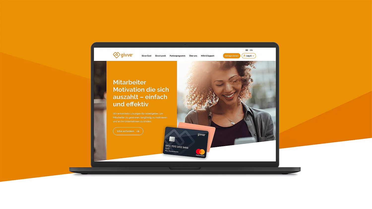 givve stage Laptop Website