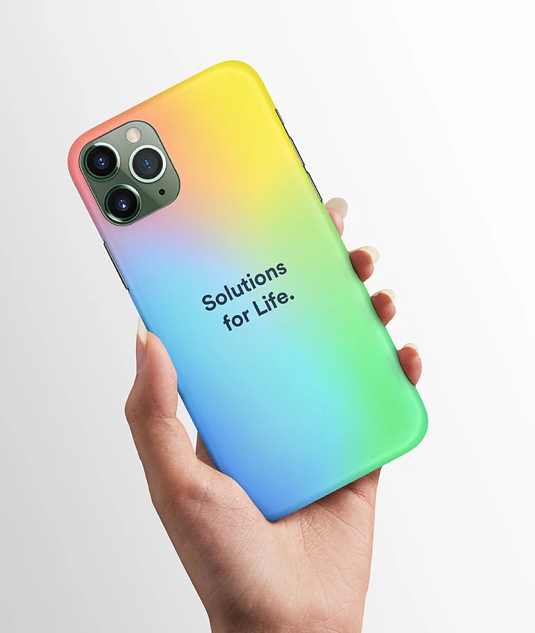 Merchandize Mockup einer KSB Handyhülle