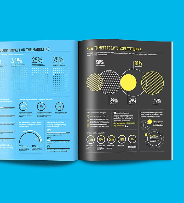 Broschüren digital & print Beispielbroschüre für 'Celonis'