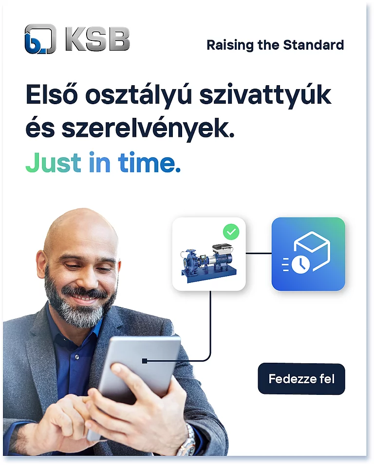 Internationale Kampagnen KSB B2B Marketing Asset übersetzt auf ungarisch