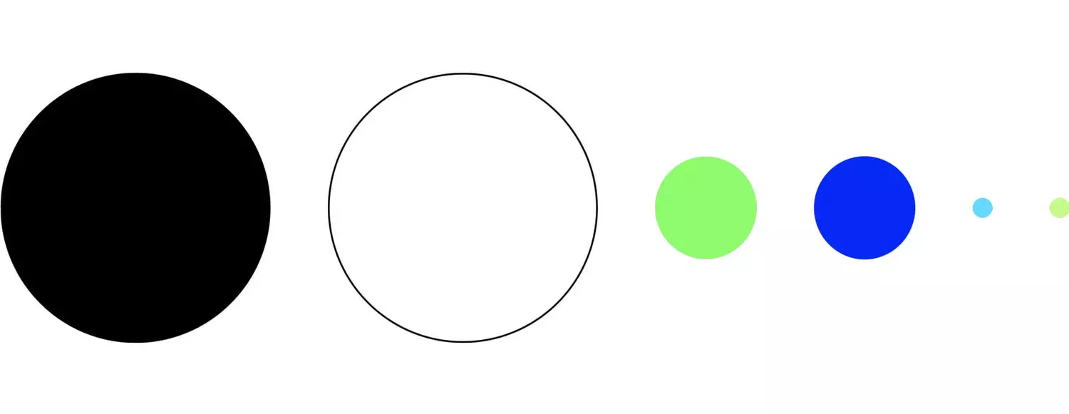 colorful circles showing the new celonis brand colors